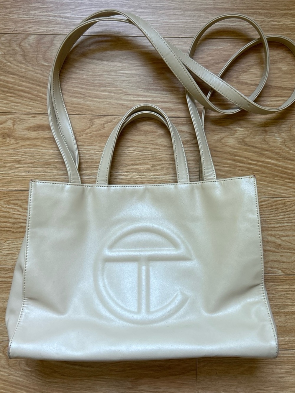Telfar Shopping Bag Medium in Cream